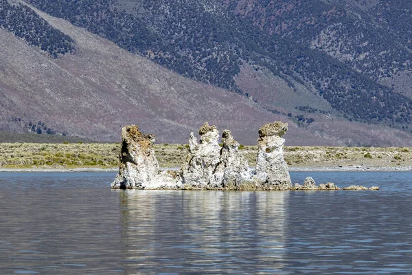 Γραφικές Μορφές Ασβεστίου Στη Λίμνη Mono Στο Lee Vining Ηπα — Φωτογραφία Αρχείου