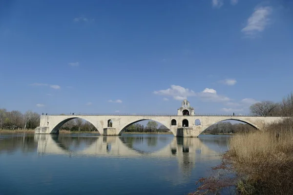 Pont Saint Benezet Sur Rhône Avignon France — Photo