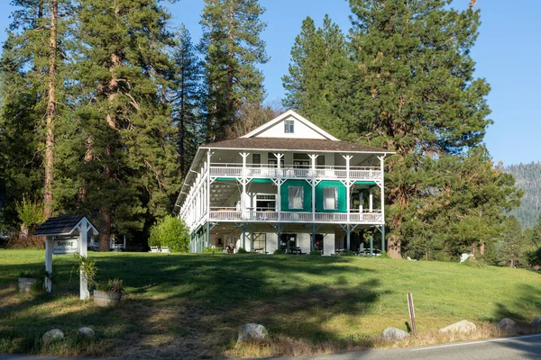 Wawona Usa May 2022 Wawona Hotel Putting Green Old Victorian — Stock Photo, Image