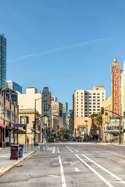 Oakland Usa May 2022 Morning Sun Rises Iconic Fox Oakland — Stock Photo, Image