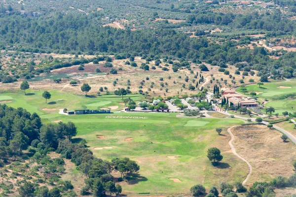 Las Palmas Spanien Juni 2022 Luftaufnahme Des Golfplatzes Golf Sin — Stockfoto