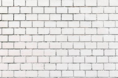 harmonik beyaz boyalı tuğla duvar