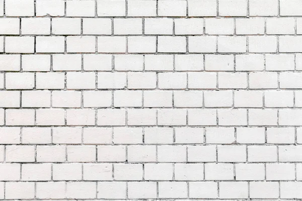 Mur Briques Peintes Blanc Harmonique — Photo