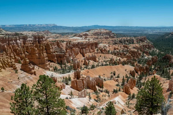 Scenic View Bryce Canyon Rocks Midday Sun — Stock Photo, Image