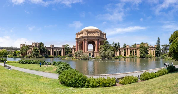 Tidig Morgon Utsikt Över Palatset För Konst San Francisco Usa — Stockfoto