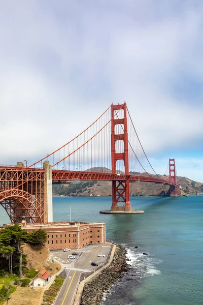 Vue Panoramique San Francisco Dans Lumière Matin Brumeuse — Photo