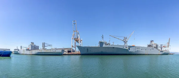 San Francisco Usa June 2022 Military Freighter Capella Algol Quay — Stock Photo, Image