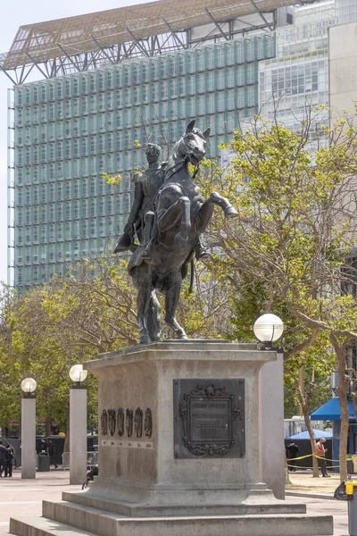 Сан Франциско Сша Июня 2022 Года Вид Статую Симона Боливара — стоковое фото