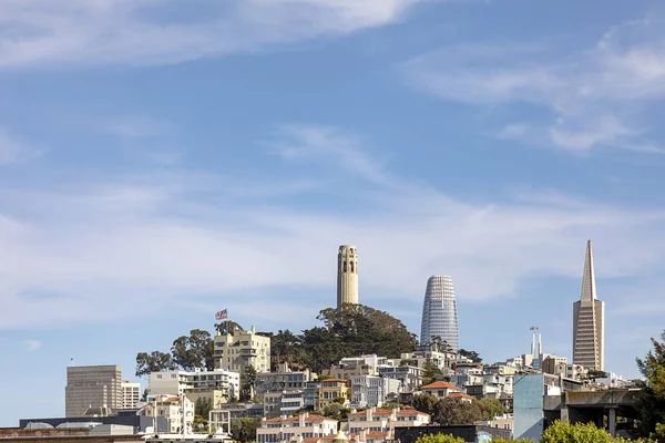 San Francisco Usa Juni 2022 Skyline San Francisco Med Berömda — Stockfoto