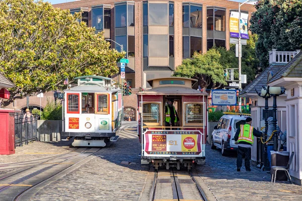 San Francisco Usa June 2022 Historic Cable Car Powell Hyde — ストック写真