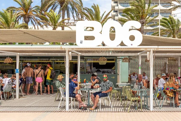 Пальма Мбаппе Испания Июня 2022 Года Пляж Ворот Променадом Пальма — стоковое фото