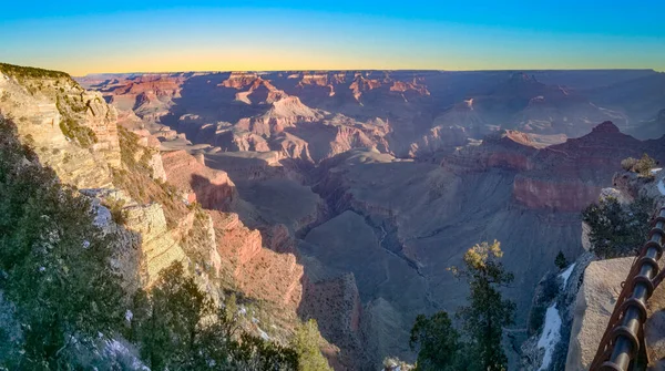 Vista Sul Grand Canyon Alla Luce Del Tramonto — Foto Stock