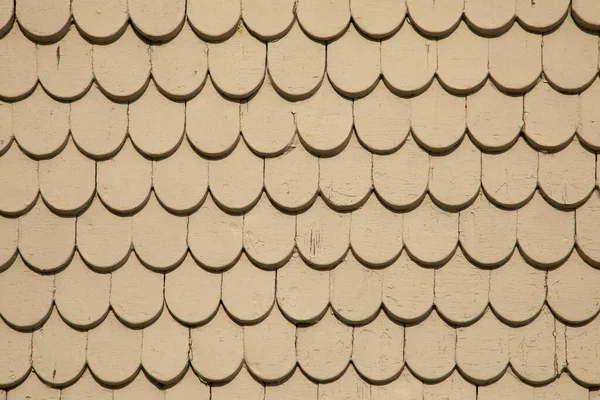 Muster Der Dachschindeln Aus Holz Harmonischer Struktur — Stockfoto