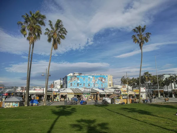 Venedig Usa März 2019 Malerische Strandpromenade Venedig Usa — Stockfoto