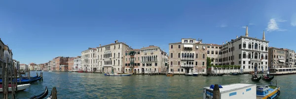 Veneza Itália Julho 2021 Vista Grande Canal Para Antigos Palácios — Fotografia de Stock
