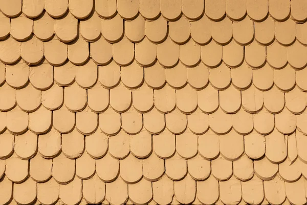 Muster Der Dachschindeln Aus Holz Harmonischer Struktur — Stockfoto