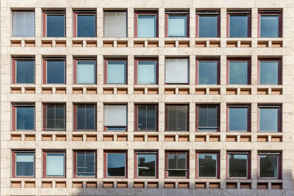 Padrão Fachada Genérica Uma Casa Escritório — Fotografia de Stock