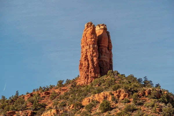 Vista Panorâmica Algumas Das Rochas Vermelhas Sedona Arizona Eua — Fotografia de Stock