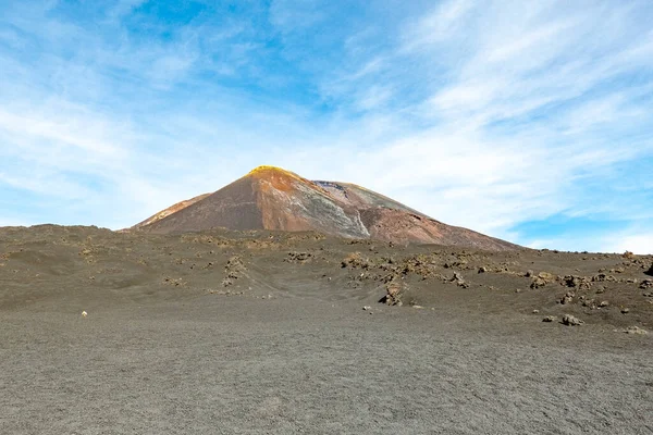 Blick Von Der Seilbahn Funivia Del Ätna Zum Vulkan Ätna — Stockfoto