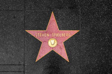 Los Angeles, Usa - 5 Mart 2019: Steven Spielberg için Hollywood Şöhret Yolu 'nda Star' a yakın çekim.