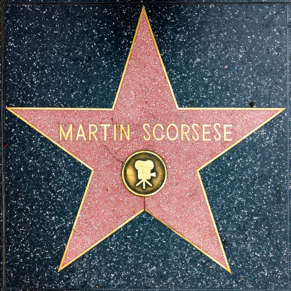Los Angeles Abd Mart 2019 Martin Scorsese Için Hollywood Şöhret — Stok fotoğraf