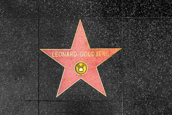 Los Angeles Usa Marca 2019 Zbliżenie Gwiazdy Hollywood Walk Fame — Zdjęcie stockowe