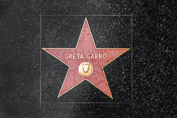 Los Angeles Usa Mart 2019 Greta Garbo Için Hollywood Şöhret — Stok fotoğraf