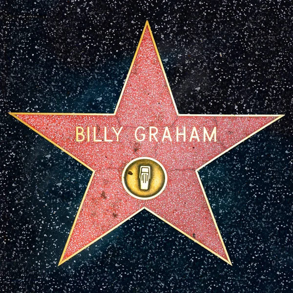 Los Angeles Usa 2019 Március Star Közelkép Billy Graham Hollywoodi — Stock Fotó