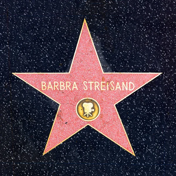 Los Angeles Abd Mart 2019 Barbara Streisand Için Hollywood Şöhret — Stok fotoğraf