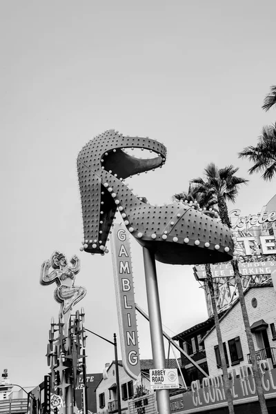 Las Vegas Eua Março 2019 Feche Famosa Placa Néon Ruby — Fotografia de Stock