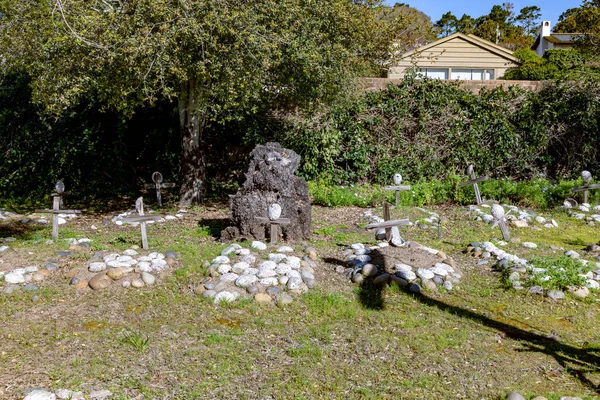 Carmel Usa March 2019 Grave Sites Native Americans Indians Carmel — Stock Photo, Image