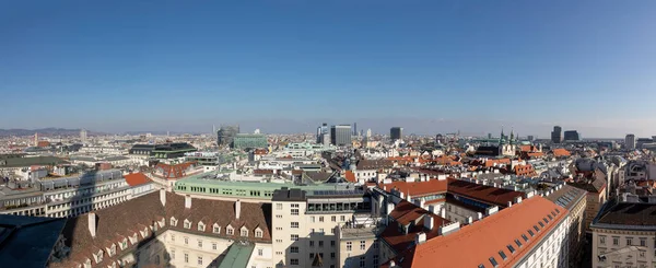 Vienna Austria February 2019 View Observation Platform Stephen Cathedral Skyline Stock Picture