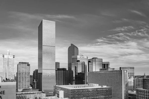 Denver Eua Dezembro 2019 Skyline Denver Colorado Com Arranha Céu — Fotografia de Stock