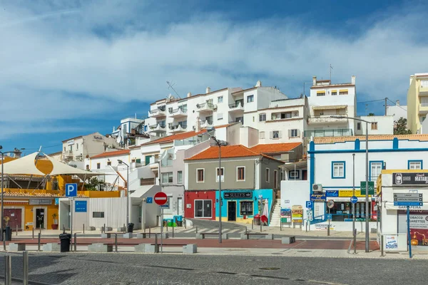 Carvoeiro Portugal April 2020 Het Centrum Van Carvoeiro Een Klein — Stockfoto