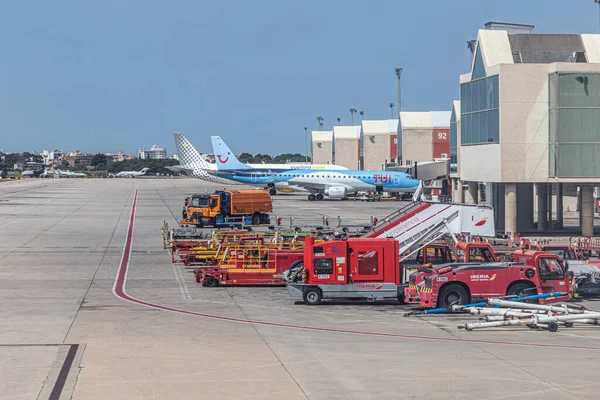 Palma Spain June 2022 Tui Aircraft Gate International Airport Palma — Stock Photo, Image