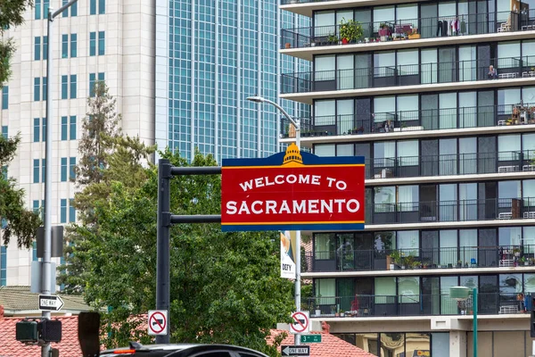 Sacramento Abd Haziran 2022 Sacramento Hoşgeldiniz — Stok fotoğraf