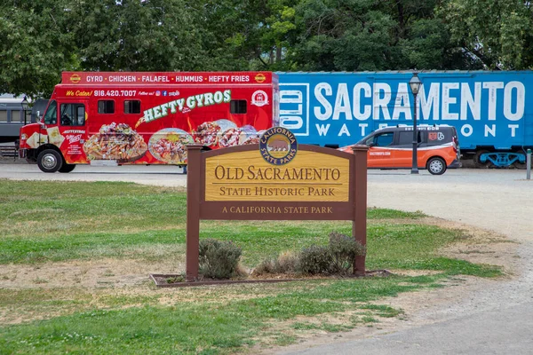 Sacramento Eua Junho 2022 Assine Antigo Parque Histórico Estado Sacramento — Fotografia de Stock