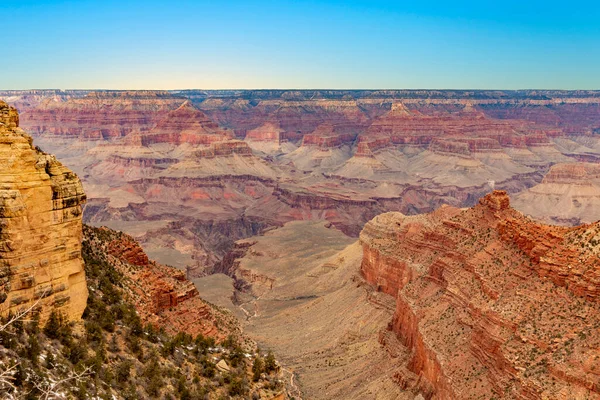 Vacker Utsikt Över Grand Canyon Från Södra Kanten — Stockfoto