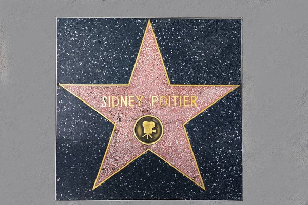 Los Angeles Abd Mart 2019 Sidney Poitier Için Hollywood Şöhret — Stok fotoğraf