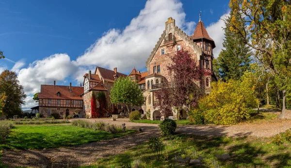 Herleshausen Alemanha Outubro 2022 Vista Livre Para Castelo Augustenau Herleshausen — Fotografia de Stock