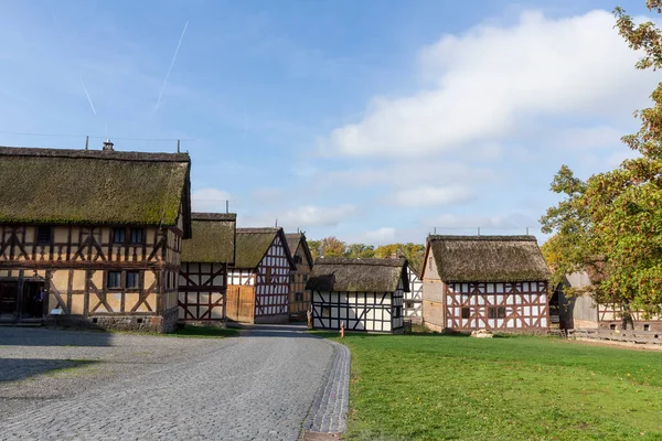 Neu Anspach Germany October 2022 Old Historic Half Woodbered Farm — 图库照片