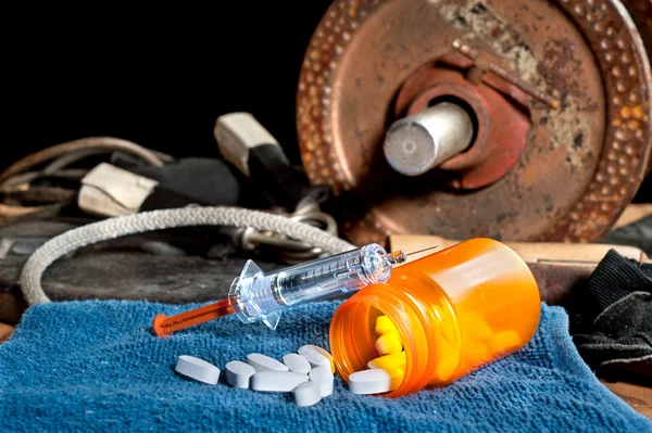 Steroids and sports — Stock Photo, Image