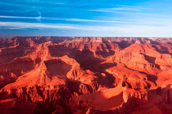 Grand canyon-zonsondergang — Stockfoto