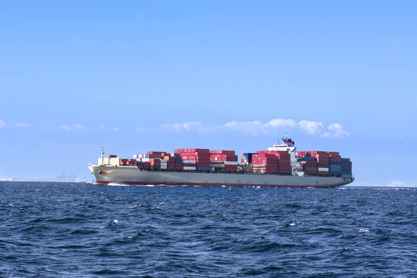 Lading vrachtschip — Stockfoto