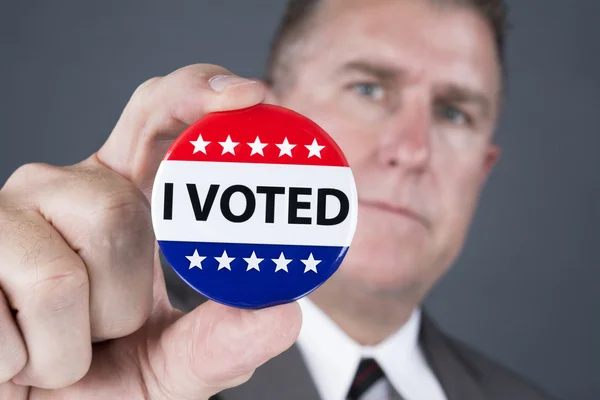 Wahlplakette — Stockfoto