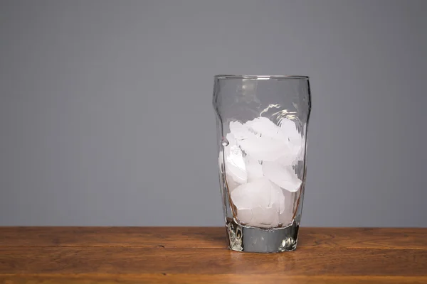 Glass of ice — Stock Photo, Image