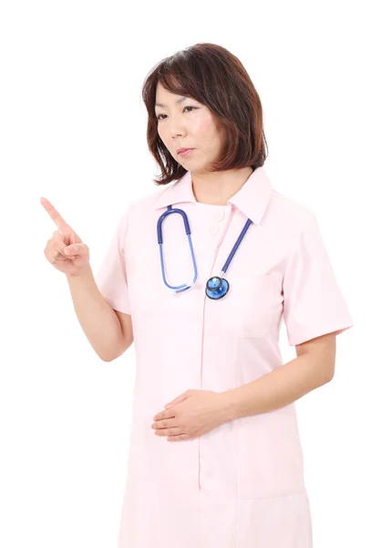 Asiatico femmina infermiera — Foto Stock
