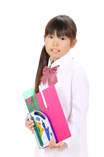 Menina da escola asiática — Fotografia de Stock