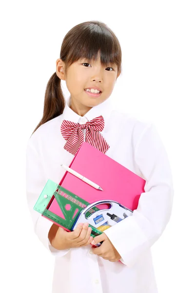 Menina da escola asiática — Fotografia de Stock