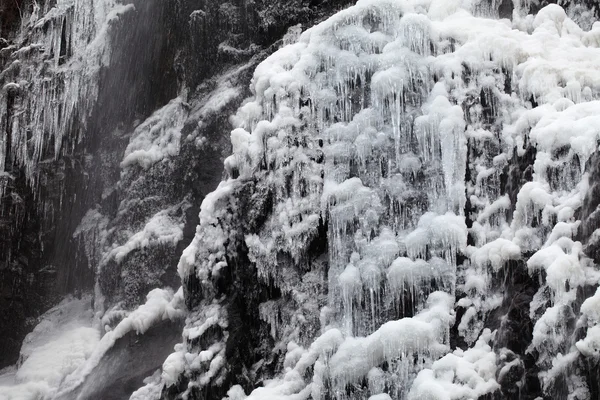 Waterval in de winter — Stockfoto